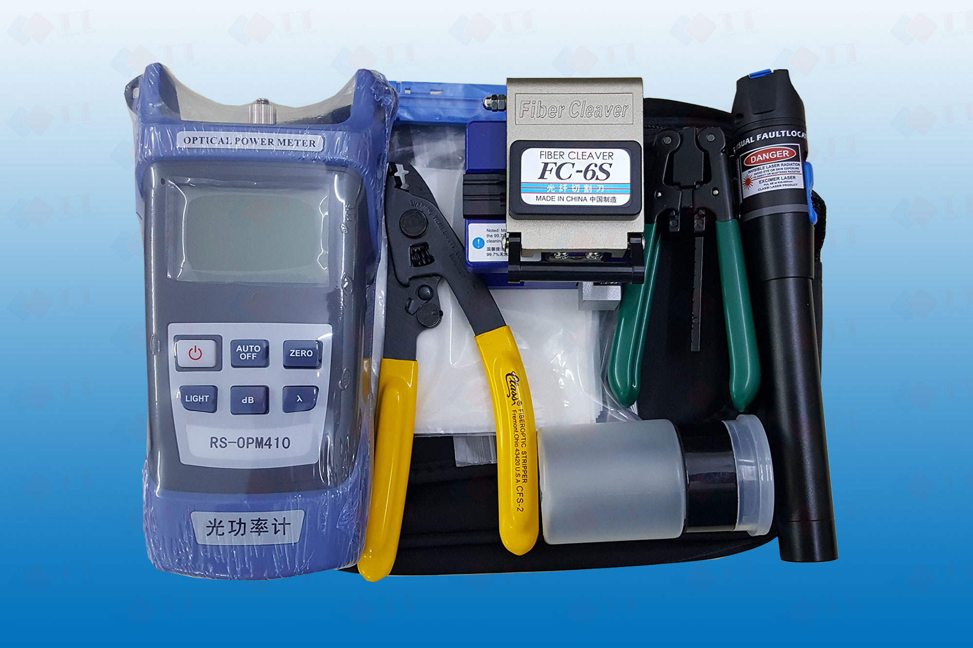 Bộ dụng cụ thi công quang 08 món